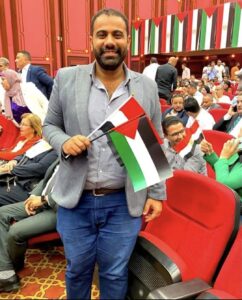 فادي ملاك في مؤتمر دعم و نصرة غزة